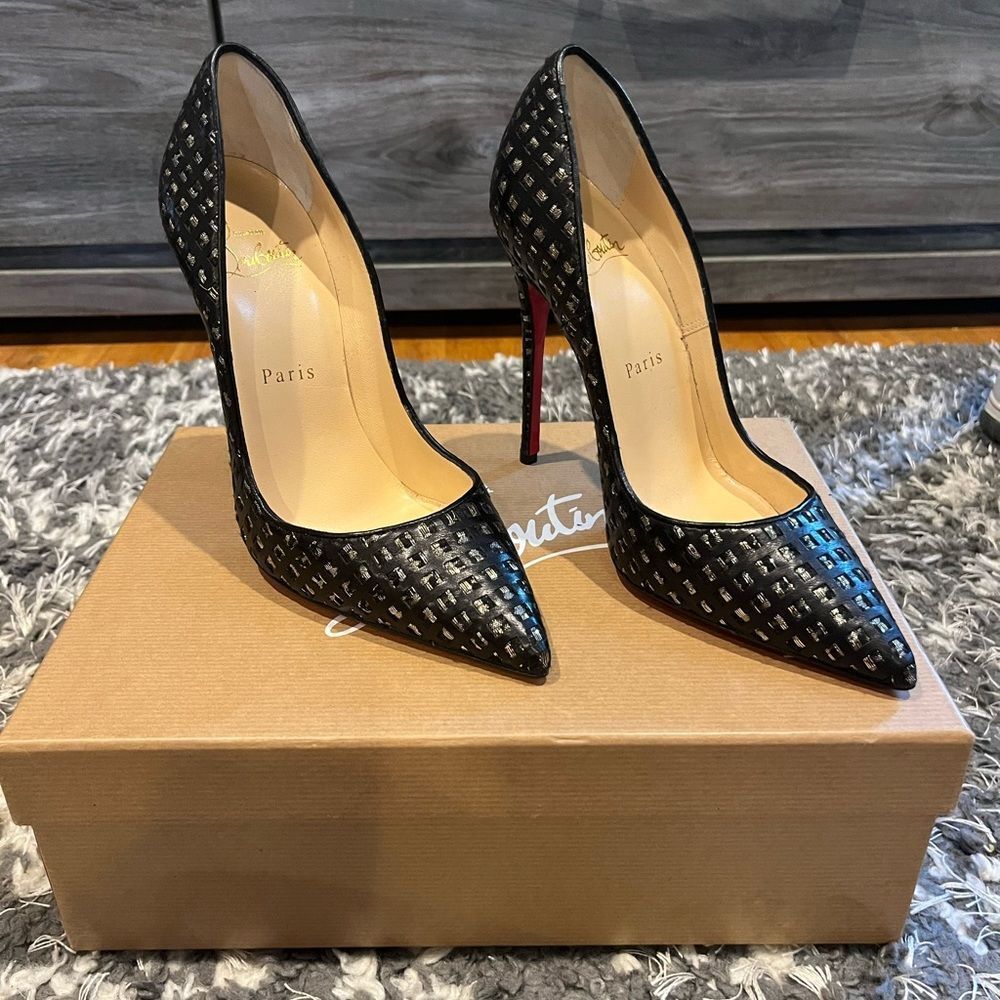 ✨ Christian Louboutin Optic Mosaico Nappa So Kate Size 36
